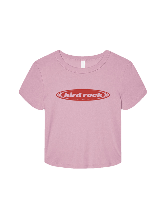 Retro Baby Tee | Pink Bubble Gum