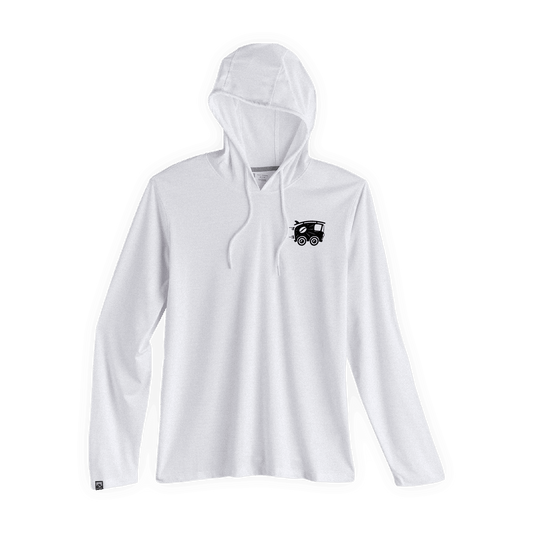 Athletic Hoodie: White
