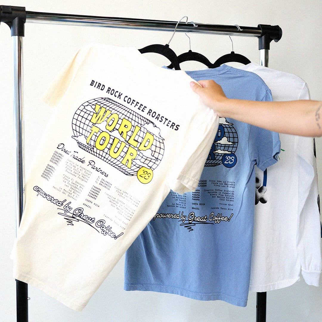 Vintage World Tour Tee: Tan