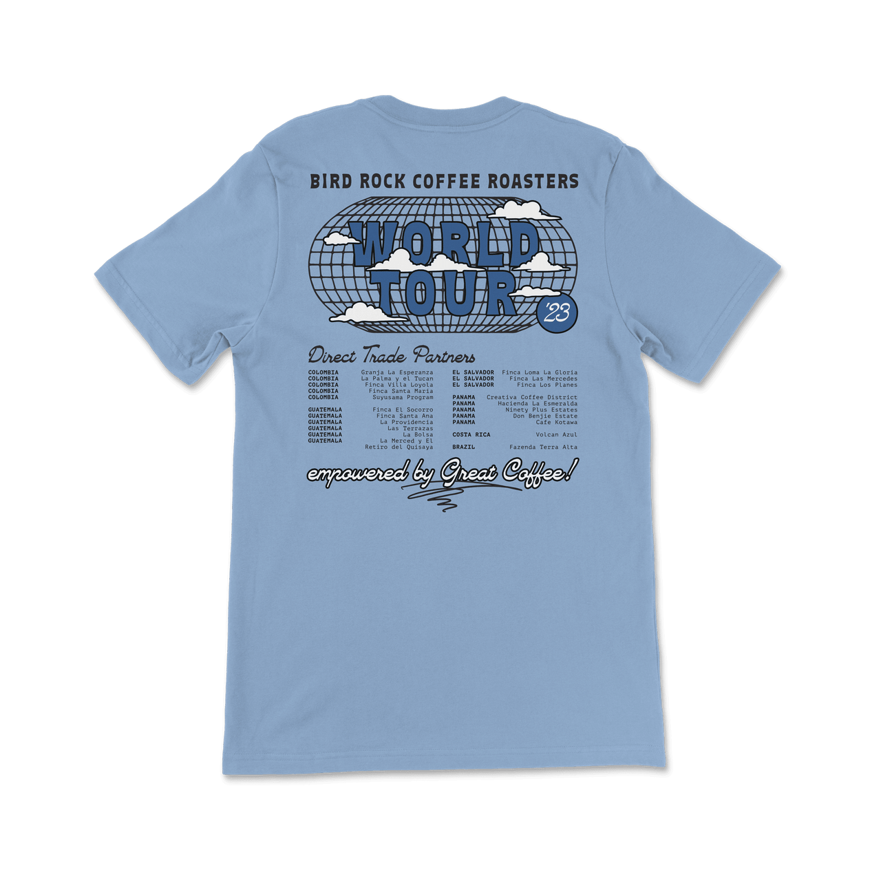 Vintage World Tour Tee: Blue