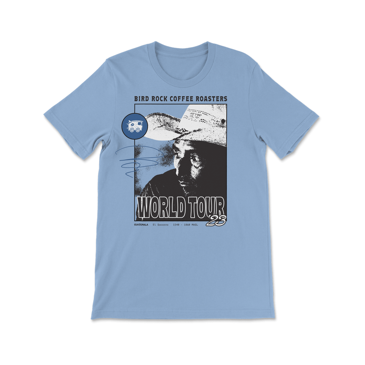 Vintage World Tour Tee: Blue