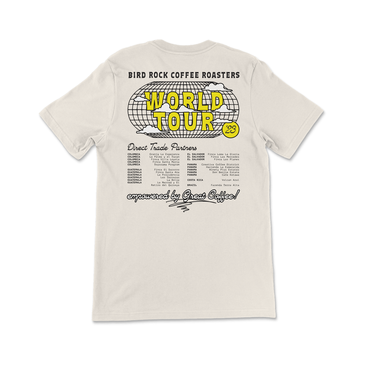 Vintage World Tour Tee: Tan