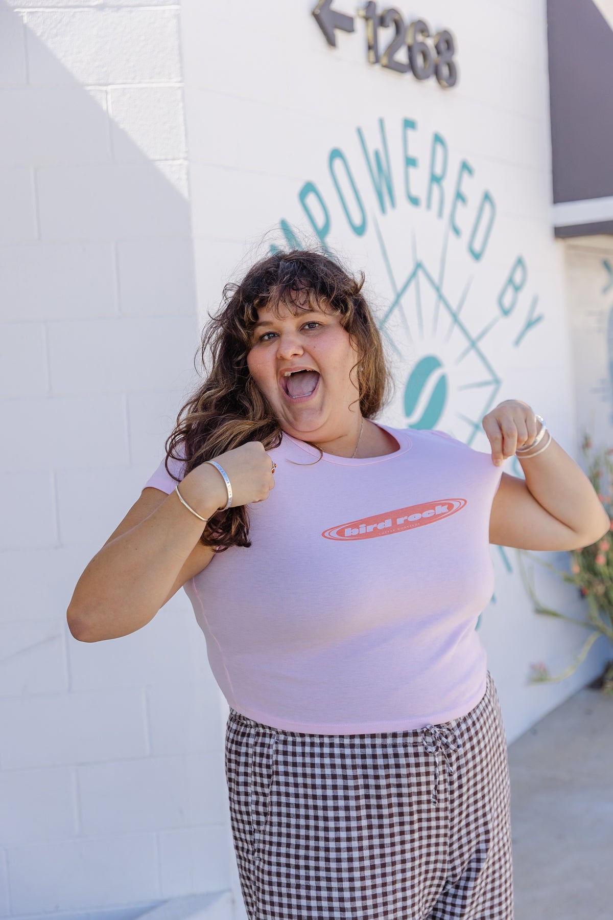 Retro Baby Tee | Pink Bubble Gum